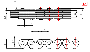 Motorcycle Chain Pitch Chart